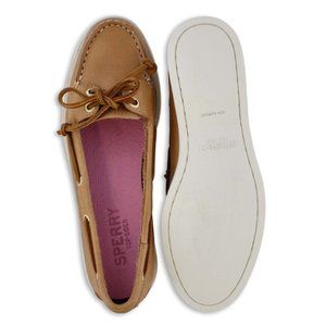 Sperry Audrey 2 Peanut Boat Shoe, like new!!